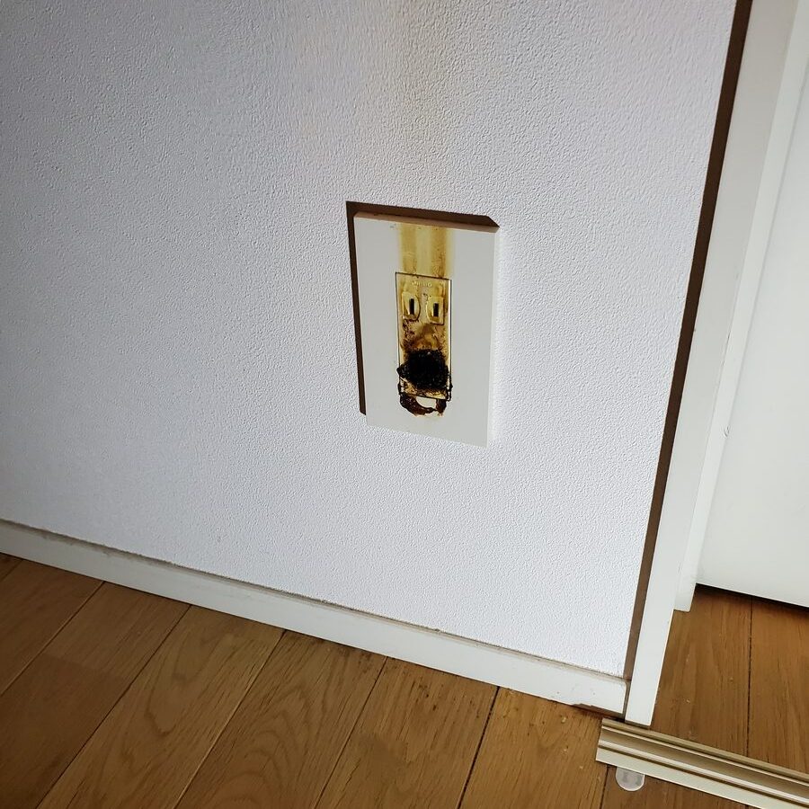 トラッキング現象のコンセント